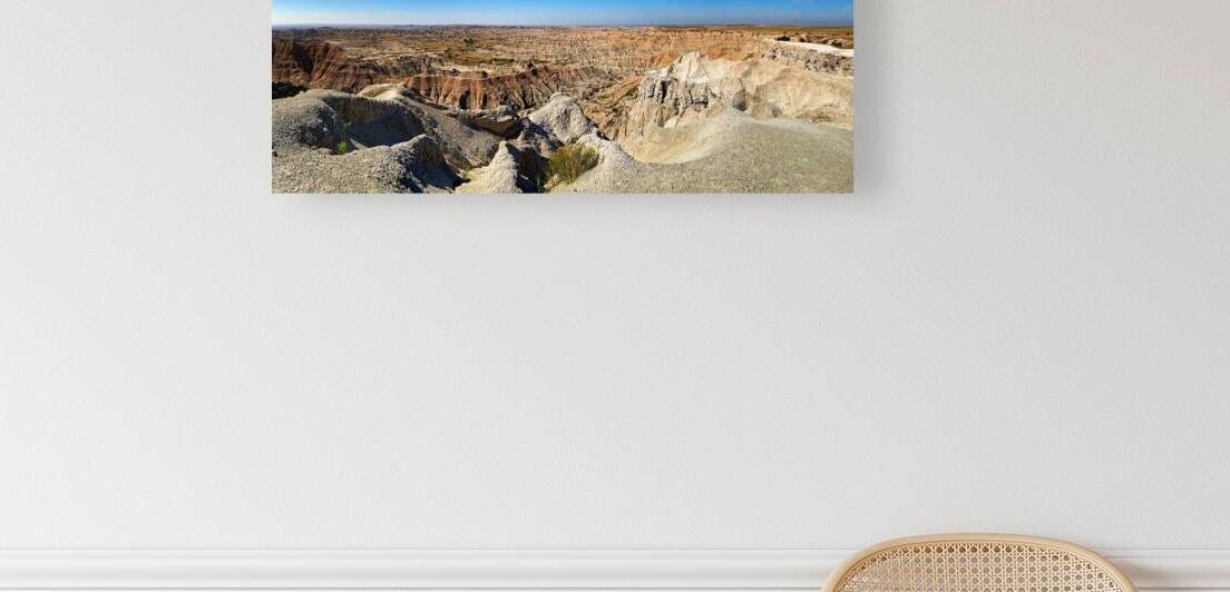 Badlands Panorama 4x2 South Dakota by Bill Swartwout Photography