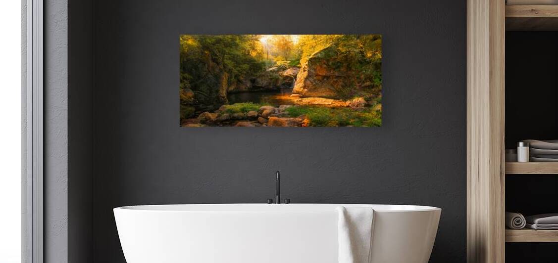 Lost River Falls Panorama by Frank Wilson