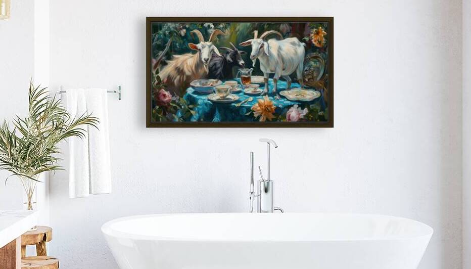 Goat Tea Party by Dan Canopy