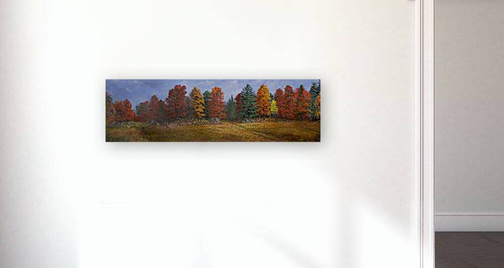 Fall Foiage Panorama by Frank Wilson