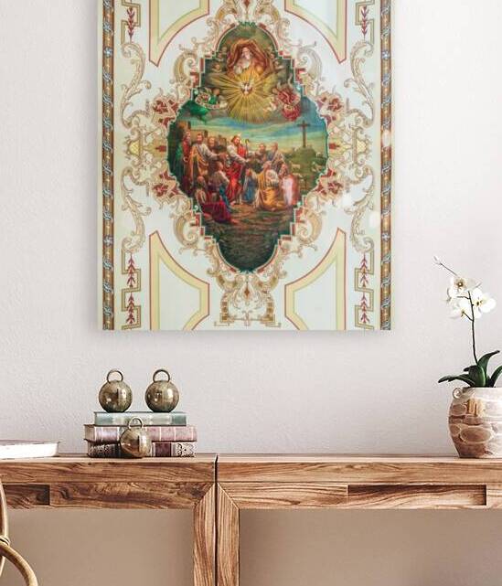 Ceiling painting in the Cathedral Basilica of Saint Louis by Steve Heap