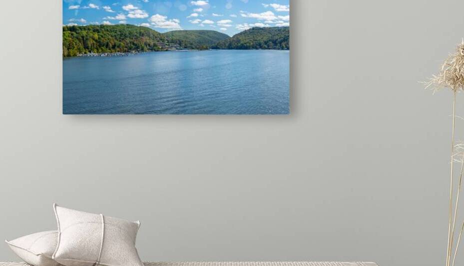 Early fall colors on Cheat Lake in Morgantown WV by Steve Heap