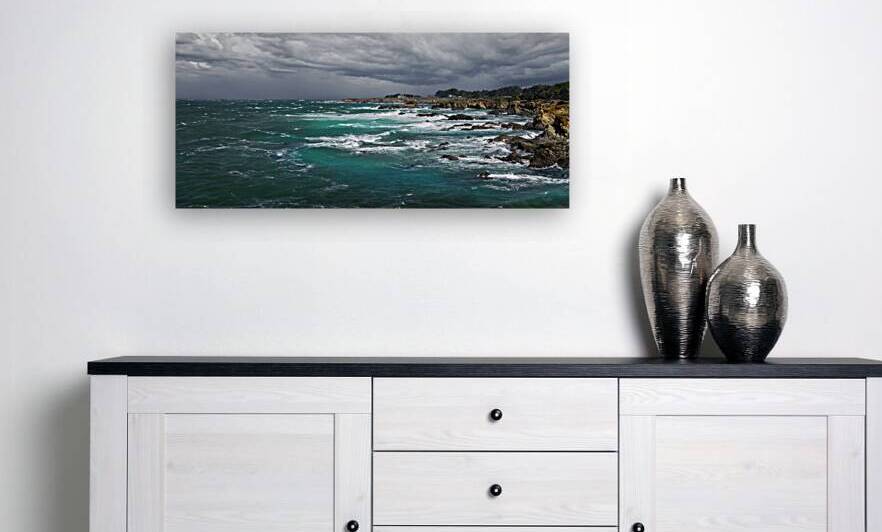 Incoming Coastal Storm Panorama by Frank Wilson