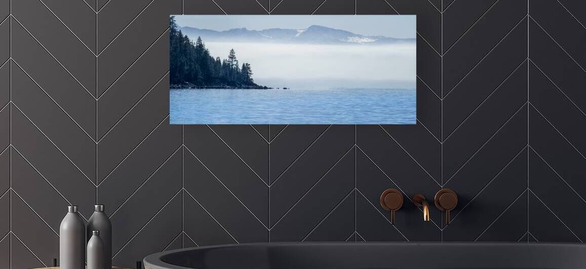 Lake Tahoe Mist Panorama by Frank Wilson