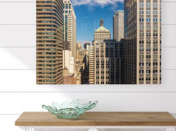 Office buildings panorama around 45th Street in New York by Steve Heap