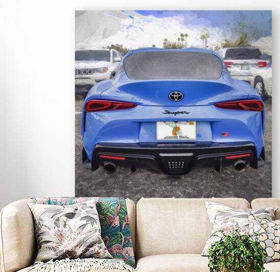 2022 Blue Toyota Supra GR X 6 by Rich Franco