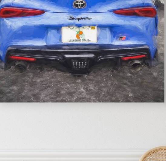 2022 Blue Toyota Supra GR X 8 by Rich Franco