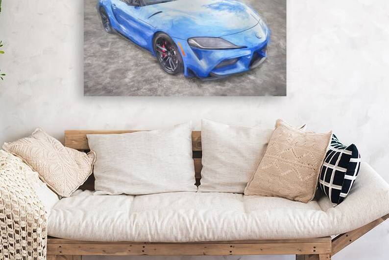 2022 Blue Toyota Supra GR X 9 by Rich Franco