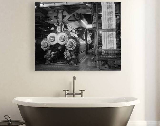 1950s NEWSPAPER PRESSES ROLLING 188040 by Panoramic Images