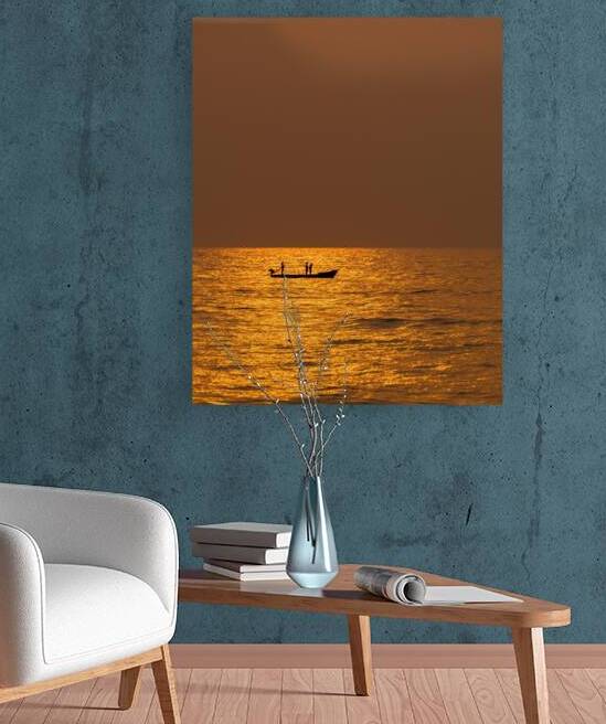 The Sun Melting into the oceans embrace | Silhouette | Sunrise  by Colors of INDIA