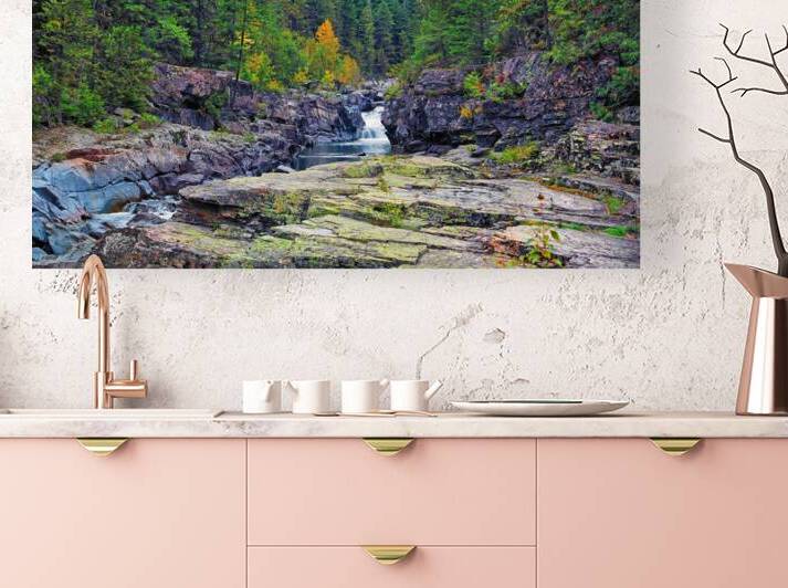 Lake McDonald Falls  by Bill Swartwout Photography