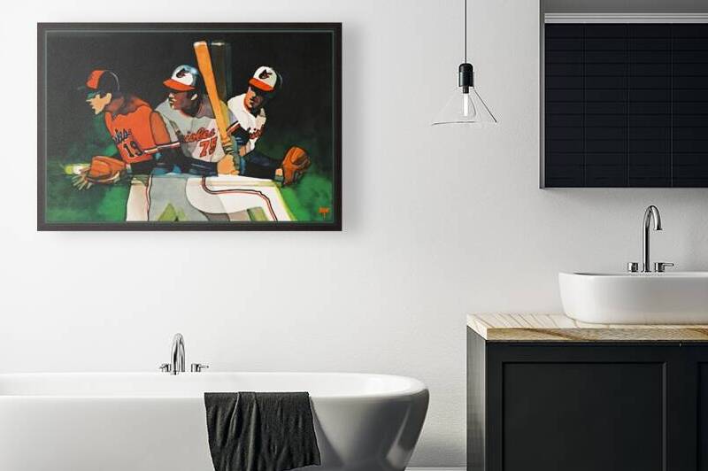 1975 Baltimore Orioles Art by Row One Brand
