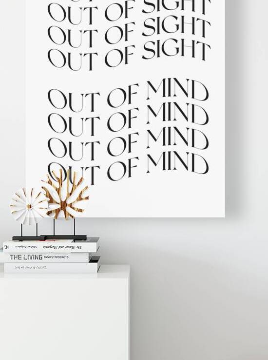 Out of sight, out of mind by 1x