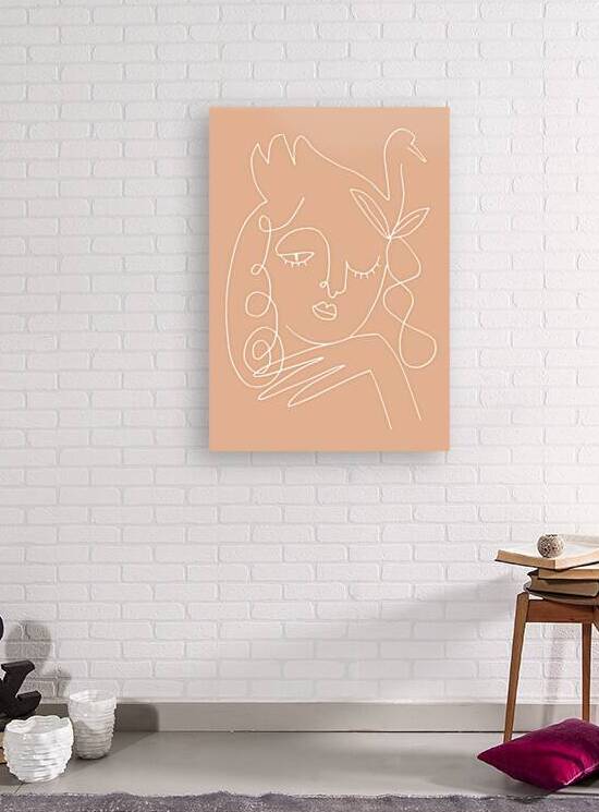 Swan Woman Peach by 1x