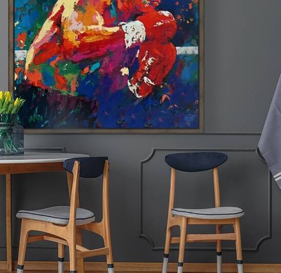 1988 Mike Tyson Boxing Art Remix by Row One Brand