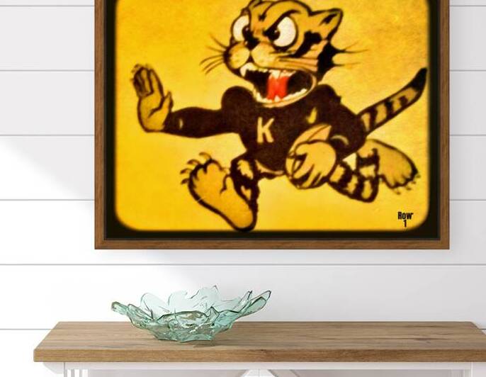 Fort Hays State College Tiger Art by Row One Brand