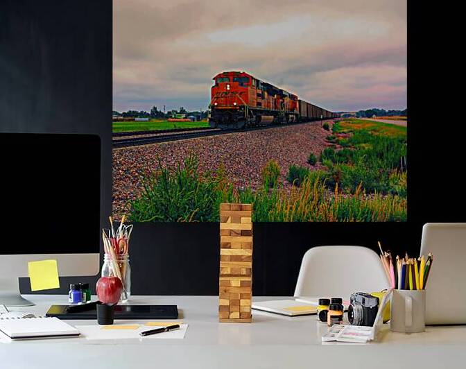 Burlington Northern Santa Fe Locomotive 8540 by Bill Swartwout Photography