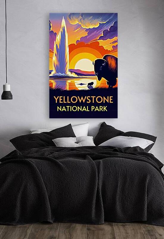 Yellowstone National Park - Poster by Swiftly