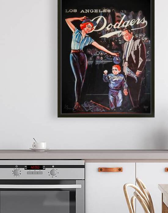 1962 LA Dodgers Art by Nicholas Volpe by Row One Brand