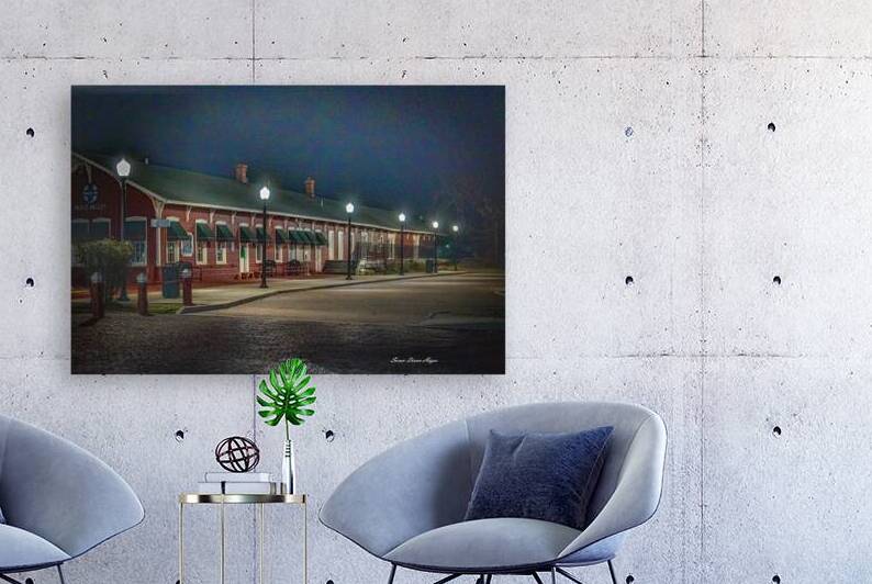 Paulss Valley Oklahoma Train Depot by Susan Diann Photography