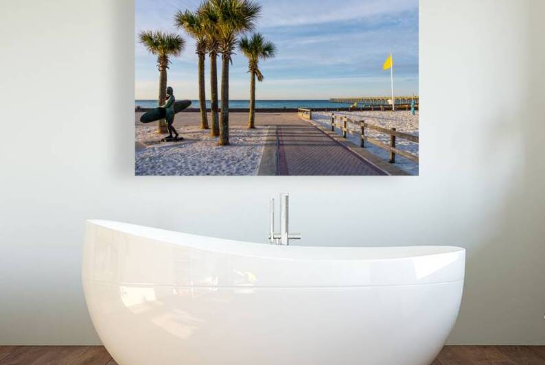 Paved Walkway To Pensacola Beach by Jennifer White