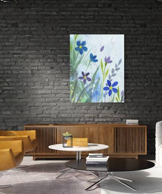 Abstract Flowers Watermedium 305 by Irina Sztukowski