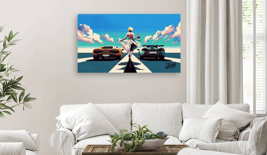 Marilyn Lets Go by Joan Barrios