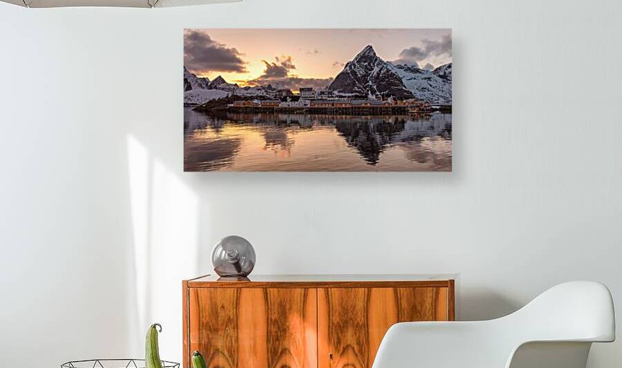 Calm Waters in Lofoten by Eirik Sorstrommen