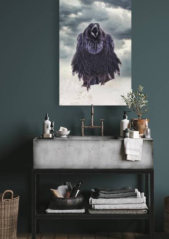 Stormy Winter Raven by ISABELLA SMEDLEY