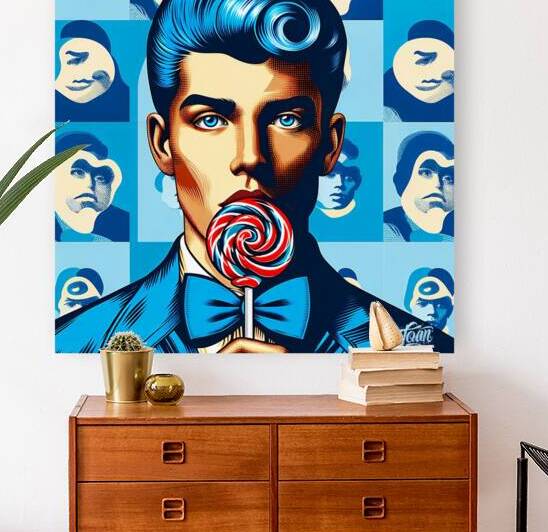 Blue Pop by Joan Barrios