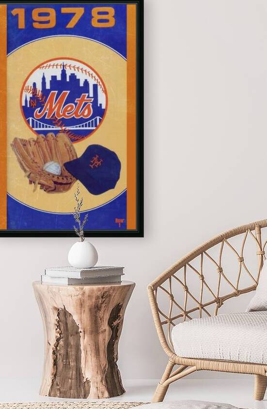 1978 New York Mets Art by Row One Brand