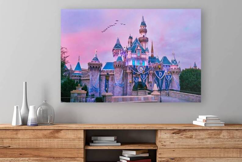 Sunset Birds over Castle by Ryan Cameron