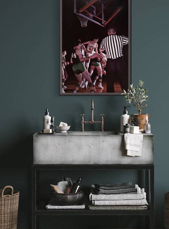 1965 Houston vs. Baylor Basketball Photo by Row One Brand