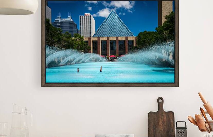 Summer Splash Downtown Edmonton by Darcy Michaelchuk