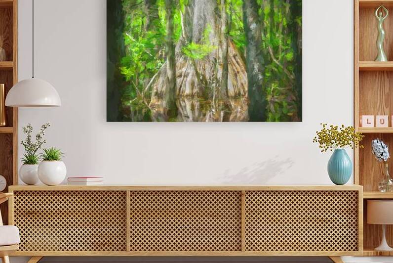 Old Growth Cypress Cypress Knees Highland Hammock X100 by Rich Franco