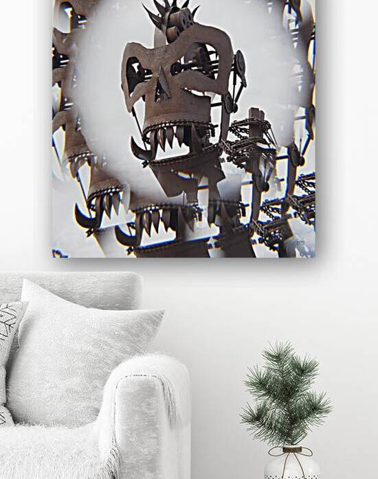 Skull Face Kaleidoscope by Kelly S Larson