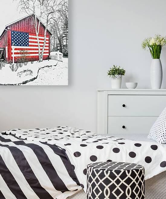 G11 All American Barn in Winter by Kevin Savage