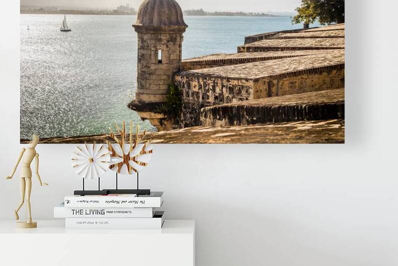 A Picturesque Scene in San Juan Puerto Rico by Bo Insogna