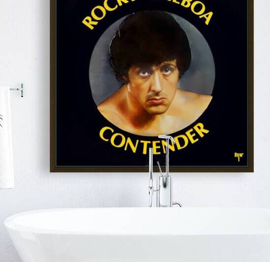 Rocky Balboa Contender Art by Row One Brand