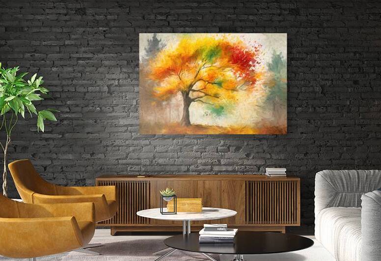 Autumn scene - GIA2401-0140-OIL by JordiCarrio