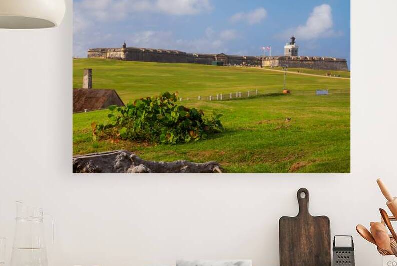 Castillo San Felipe del Morro in Old San Juan by Bo Insogna