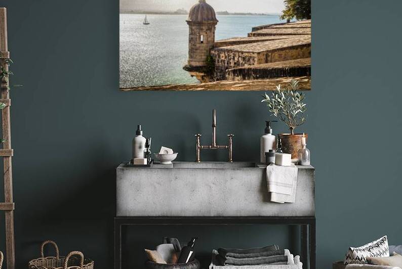 San Juan Puerto Rico Poster Postcard by Bo Insogna