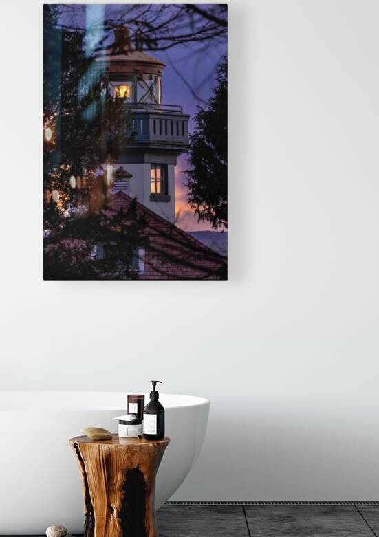 Lime Kiln Lighthouse San Juan Island by Lauren Pritchett Photography