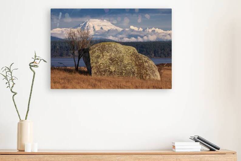 Mt. Baker from American Camp by Lauren Pritchett Photography