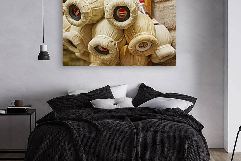 Italian Wine Bottle Bottoms by Iris H Richardson