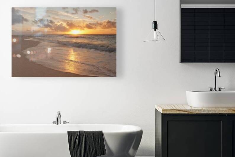 Sandy Beach Sunrise East Oahu Hawaii by Lauren Pritchett Photography