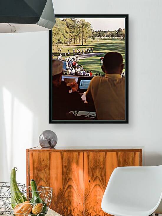 Vintage Houston Golf Art by Row One Brand