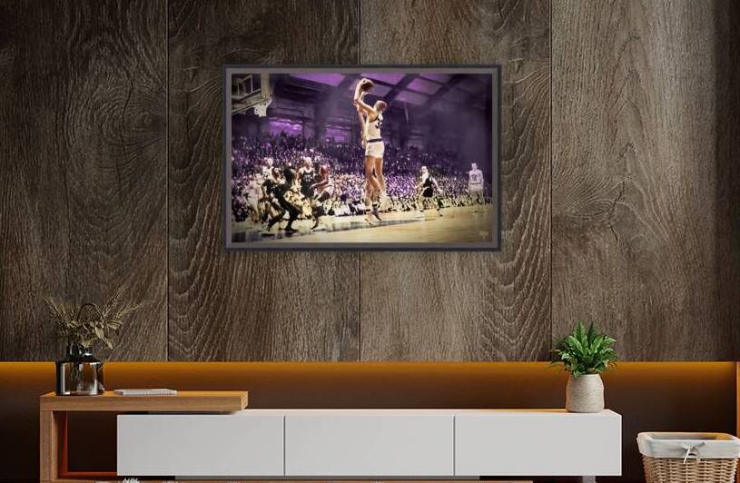 1958 Kansas State Basketball Art by Row One Brand