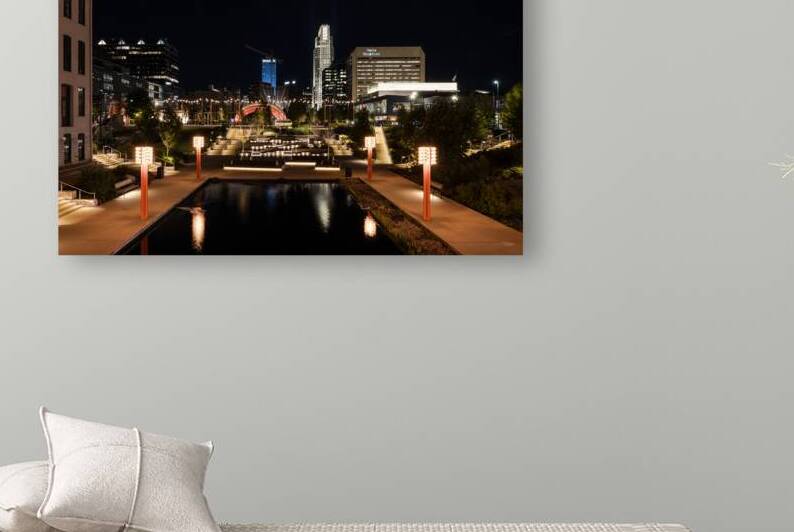 Gene Leahy Mall At Night by Jennifer White