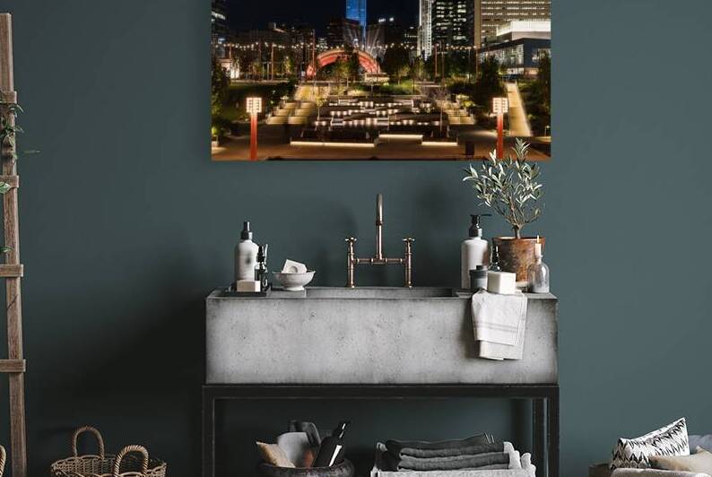 Gene Leahy Mall Night Lights by Jennifer White